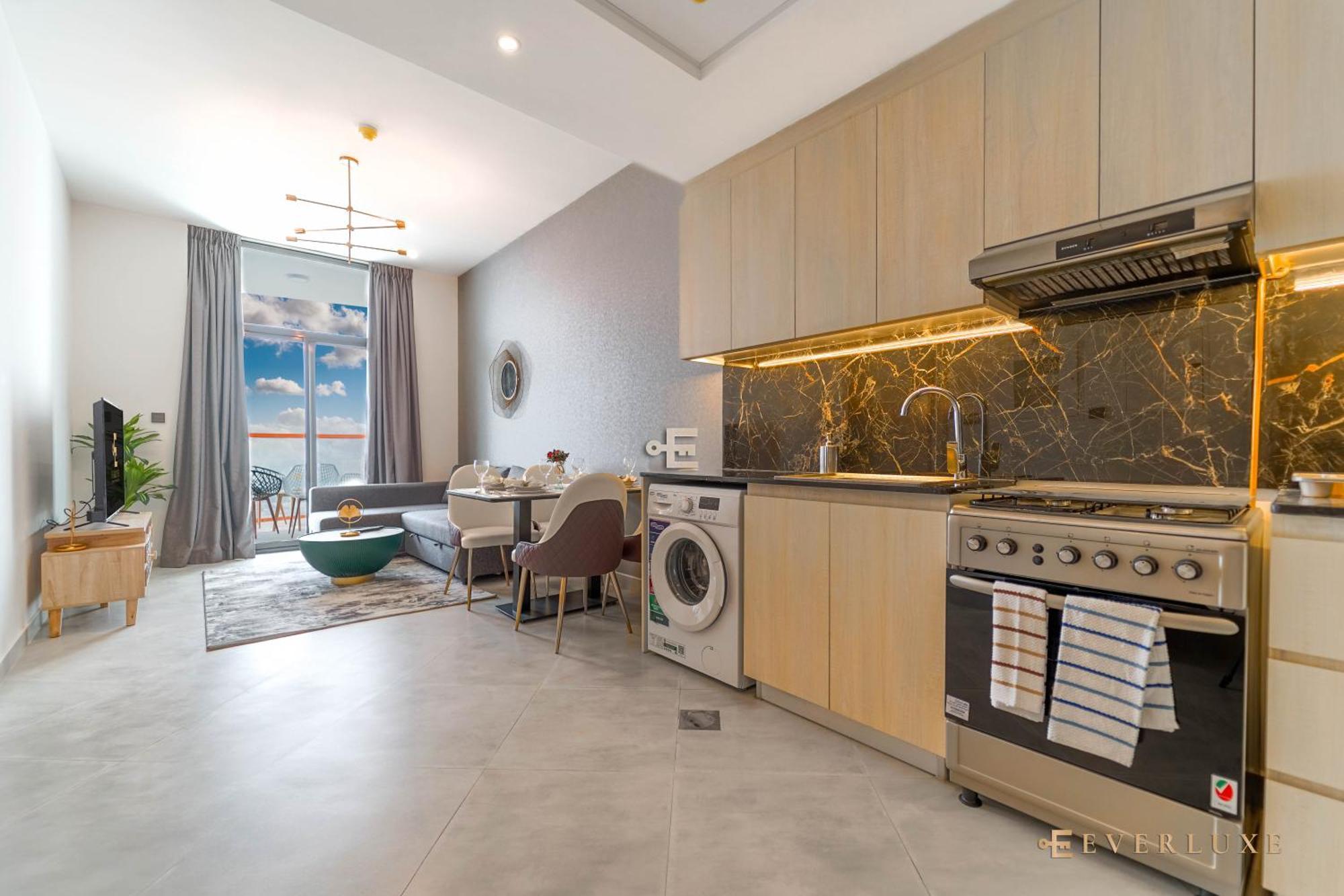 Apartment Comfy 1-bed In Jaddaf Ideal For Short Dubai
